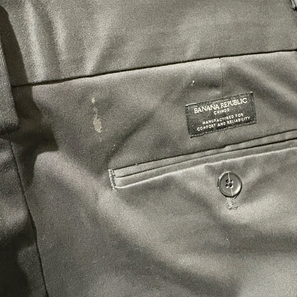 SOLD Banana Republic Chino Charcoal Emerson Pant 31x32 - Picture 3 of 7